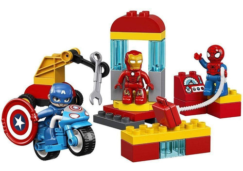 Imagem 2 de 3 de Lego Duplo - Laboratório De Super-heróis - 10921