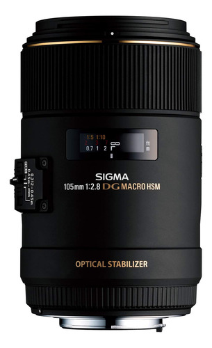 Lente Macro Sigma 258306 105 Mm F2.8 Ex Dg Os Hsm Para Nikon