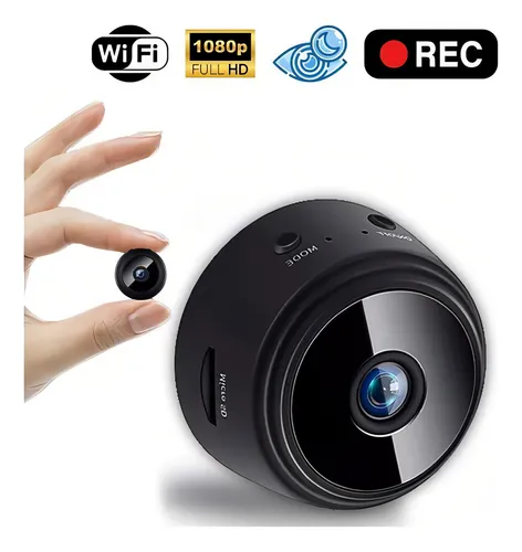 comprar Mini Micro Camera Ip Espiã Wifi Full Hd Segurança A9 Cor Preto