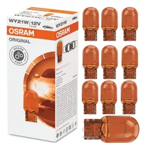 Comprar Kit 10 Lámparas T20 Wy21w Ambar 16d Osram Posicion 7504 12v