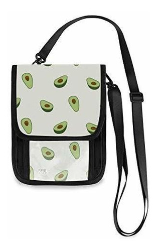 Cartera Para Pasaporte - Vikko Avocado Fruit Healthy Food Tr