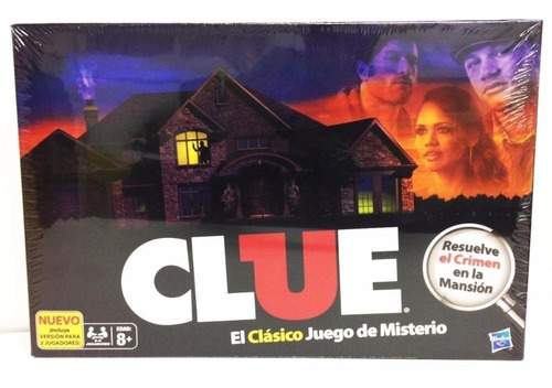 Juego De Mesa Clue El Clásico Juego De Misterio Hasbro