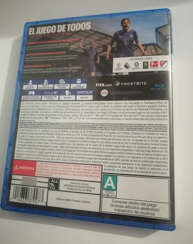 Videojuego Fifa 23 Ps4 Edición Estándar Español Físico (Usado)