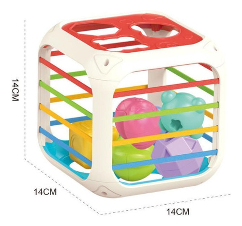 Actividad Cube Bin De Forma Sensorial Bloques Accesorios