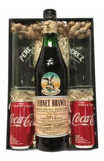 Box Fernet Branca + Vasos + 2 Coca Cola Regalo Perez Tienda