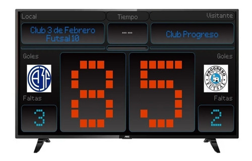 Tanteador Futbol 5 Futsal Cancha Ver Equipos Clubs Software