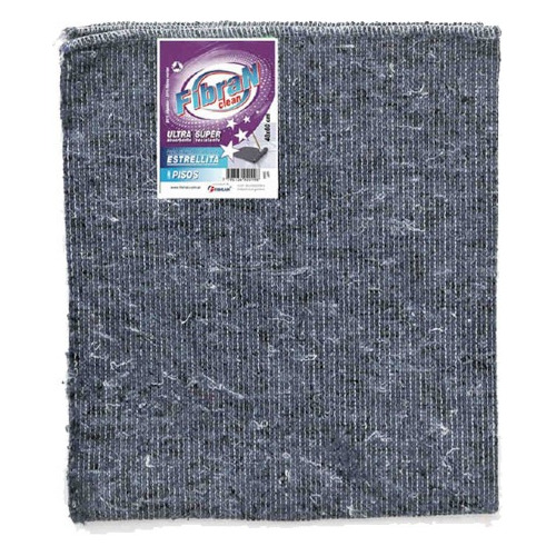 Trapo De Piso Gris Estrellita Fibran Clean X 60u