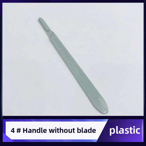 Mango De Cuchillo De Plástico Número 4 - Mango De Acero Inox