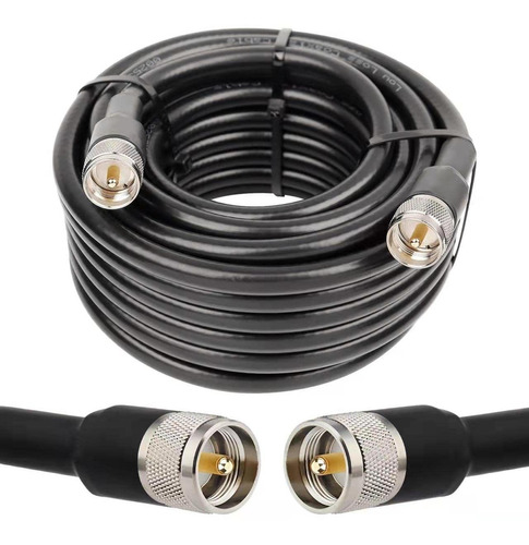 Cable Coaxial  Rg8 Uhf Macho Pl-259 X 15mts.