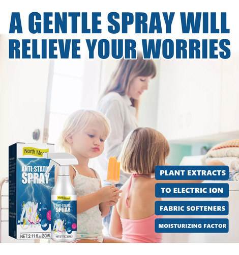 Spray Antiestático Para Ropa Y Edredones Para El Hogar-