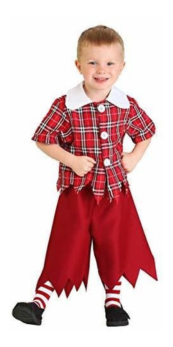 Disfraz Rojo Munchkin Para Niños