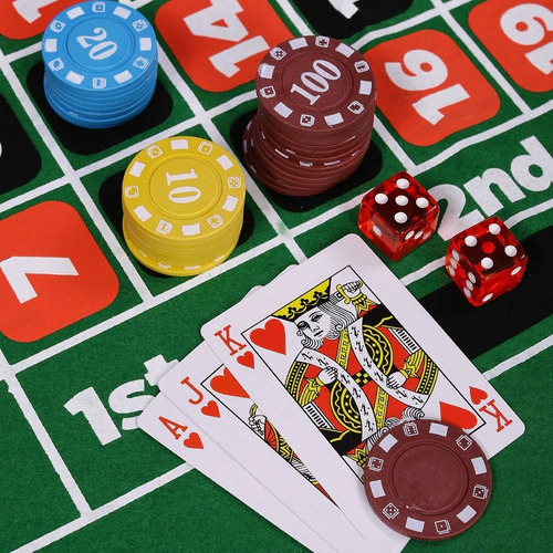 4 En 1 Juego Casino Dados*black Jack* Texas Hold Em Y Ruleta