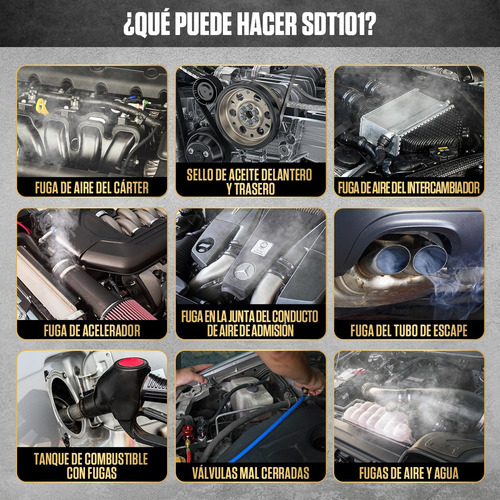 . Autool Sdt101 Localizador De Fugas De Humo Evap Automotriz