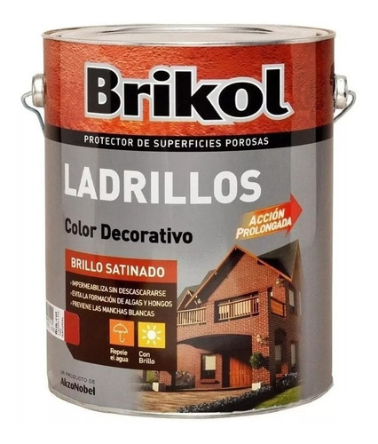 Brikol Ladrillos X4 Natural/ceramico Pintureria Don Luis Md