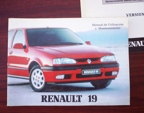 Manual De Renault 19 - Utilización Y Mantenimiento