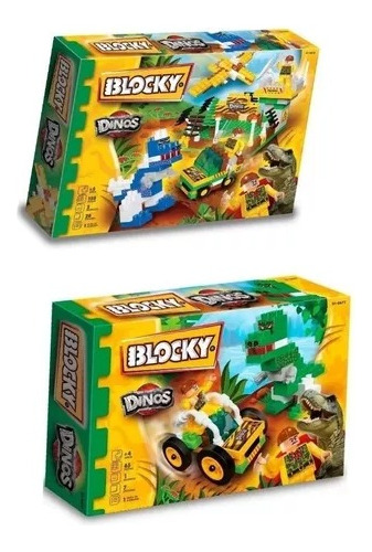 Combo Ladrillos Blocky Dinos 150pzs + 65pzs