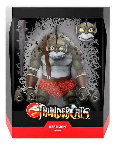 Figura Exclusiva De Reptilian Brute - Thundercats Super 7 