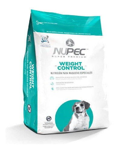 Imagen 1 de 3 de Nupec Nutrición Científica  Perro Weight Control 15kg