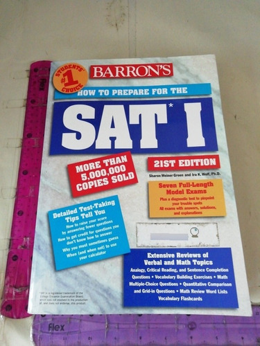 How To Prepare For The Sat I Sharon Weiner (us) (Usado)