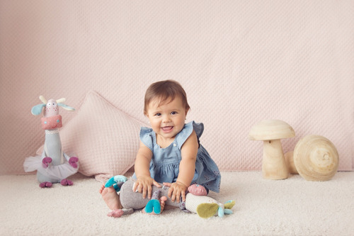 Imagen 3 de 3 de Peluche 40 Cm Bailarina C/ Sonajero Storki Envío Gratis