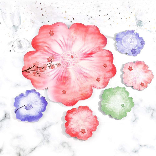 Moldes Resina Para Posavasos Flores Bandeja Pétalos Silicona