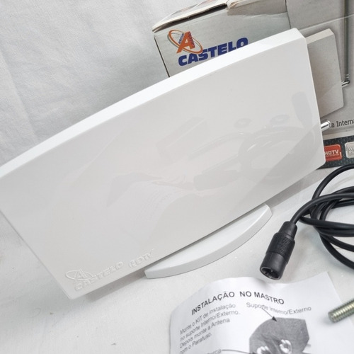 Imagem 2 de 7 de Antena Interna/externa Castelo M1038 Uhf/vhf/fm/digital Leia