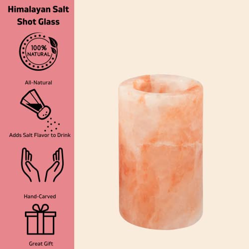 Vasos De Chupito De Sal Del Himalaya (paquete De 4)  Tirado