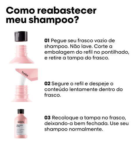 Vitamino Color Shampoo 540ml L'oréal Professionnel