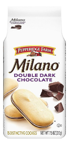 Pepperidge Farm Galletas Doble Chocolate Milano 213 Gr