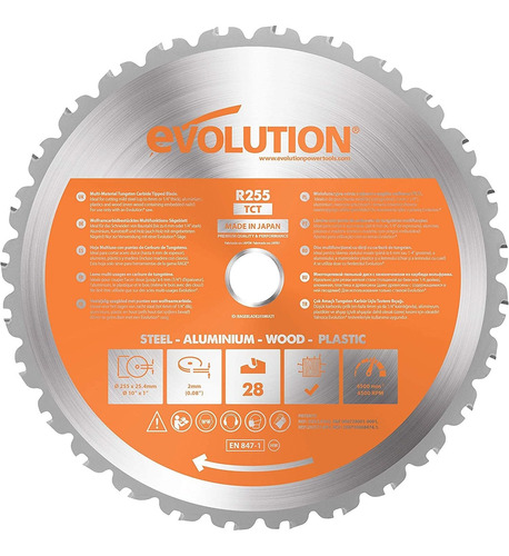 Hoja De Cierra Circular Evolution Power,multimaterial,25.4cm