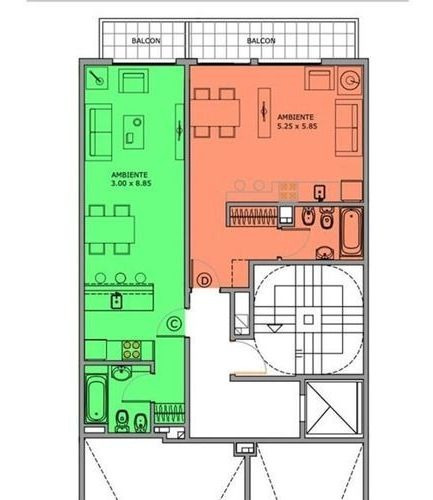 Imagen 13 de 14 de Oportunidad Monoambiente En Venta En Palermo Hollywood