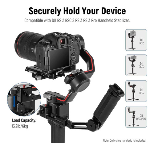 Para Empuñadura Ajustable Neewer Para Dji Ronin Rs4 Rs3