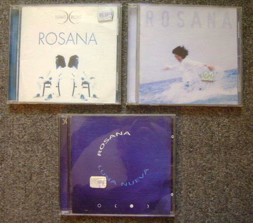 Rosana Lote 3 Cd Luna Nueva Rosana Lunas Rotas