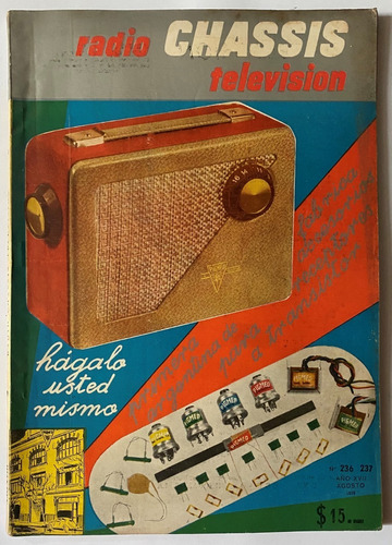 Chassis Revista Radio Televisión 236 Electrónica 1958 Cr05