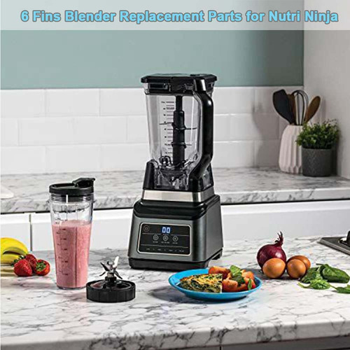6 Aletas Para Ninja Blender, Para Auto Iq