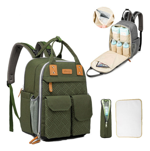Fweaad Bolsa De Mamá Multifuncional Impermeable De Gran
