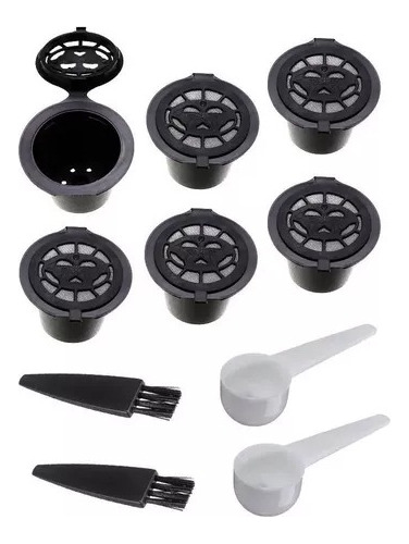 Pack 6 Capsulas Reutilizables Para Cafetera Nespresso