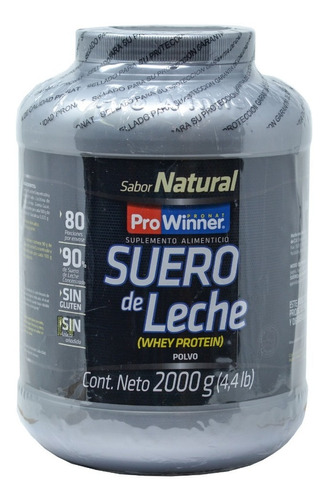 (2 Kg) Suero De Leche (natural) Prowinner