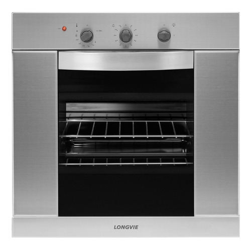 Horno A Gas Longvie 60cm Inox Con Grill H1900xf