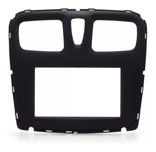 Moldura 2 Din Painel Renault Sandero 2015 2016 2017 2018 Bp