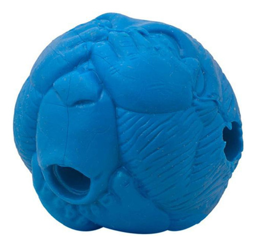 Mordedor de mono recargable para juegos de mascotas, tamaño pequeño, color azul