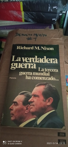 Libro La Verdadera Guerra. Richard Nixon