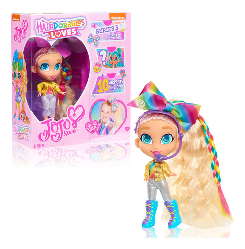 Jojo Siwa Hairdorables Loves - Muñeca Multicolor ()