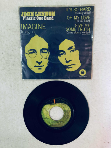 John Lennon Imagine Ep Lp Vinyl Vinilo Edi Mexico 1972 45rpm