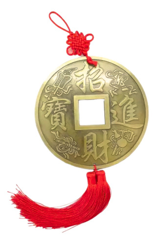 Pendulo Moedas Feng Shui Amuleto E Proteção Do Lar