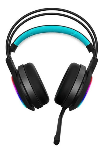 Auricular Headset Aerocool Thunderx3 Ah7 Rgb Usb 7.1 Acuario Color Negro