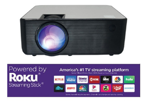 Imagen 2 de 3 de Proyector Video Beam, Control Wifi Hdmi Roku Rca Itr