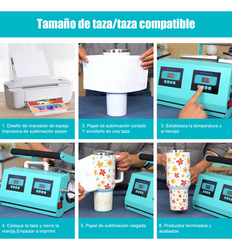Plancha Para 40oz Vaso Termos Tazas Sublimar Sublimación