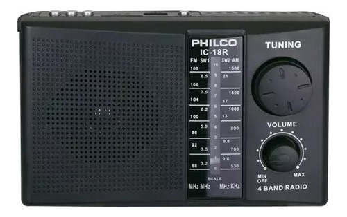 Radio Philco Ic 18-r Multibandas Recargable
