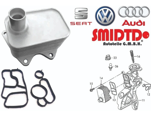 Radiador Aceite Ligas Cople Sensor Audi A5 2.0tsi 13-17